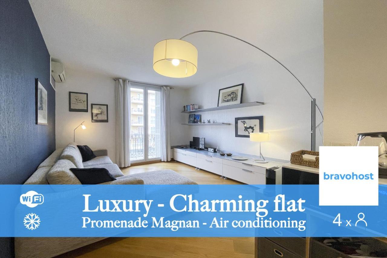 Appartement BH - PALAIS MAGNAN - Lux 4 Pers. WiFi. Clima. LENVAL à Nice Extérieur photo