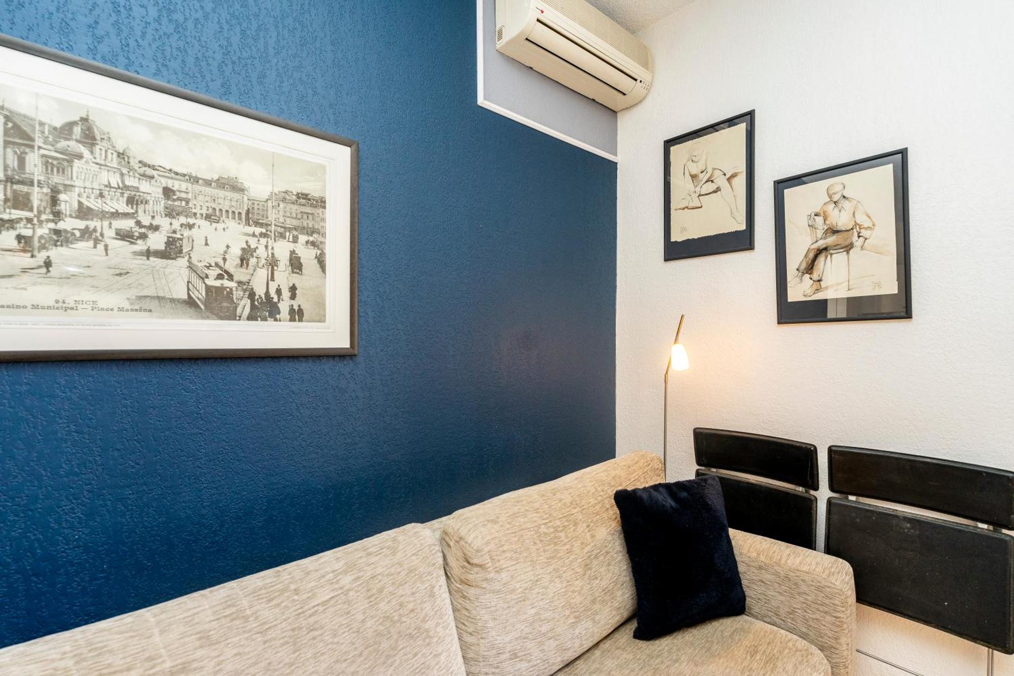 Appartement BH - PALAIS MAGNAN - Lux 4 Pers. WiFi. Clima. LENVAL à Nice Extérieur photo
